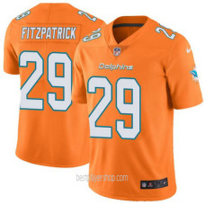 Minkah Fitzpatrick Miami Dolphins Youth Game Color Rush Orange Jersey Bestplayer